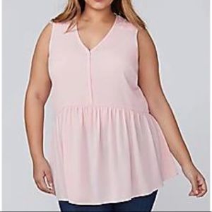 Lane Bryant Blush Sleeveless Top